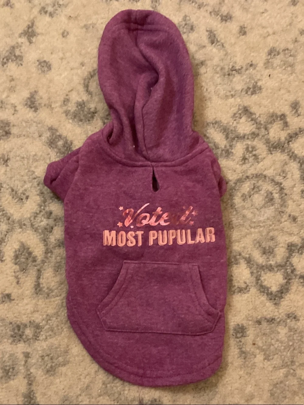 Youly Pet Dog Hoodie Voted Most Popular Purple